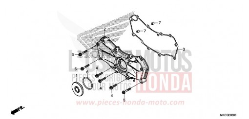 COUVERCLE MOTEUR AVANT GL1800BDL de 2020